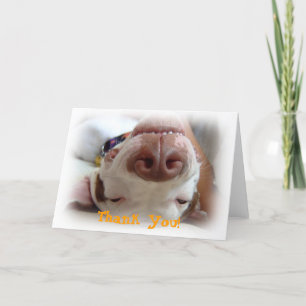 Happy Dog Thank You Card