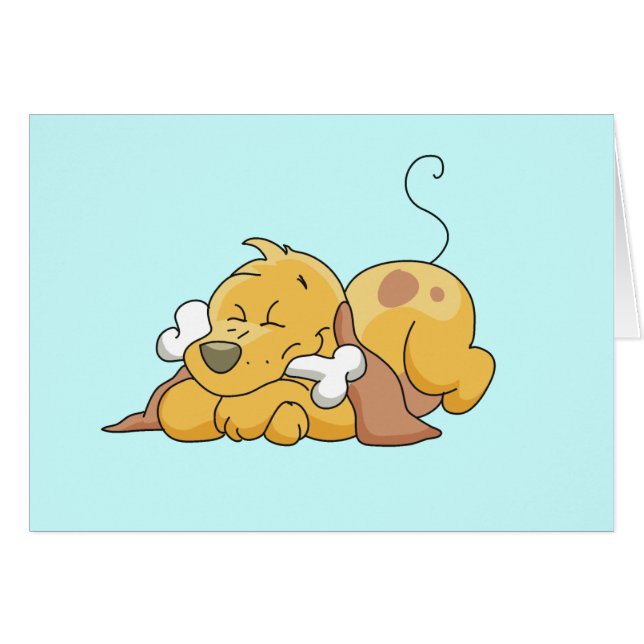 Happy Dog With Bone Tshirts and Gifts (Front Horizontal)