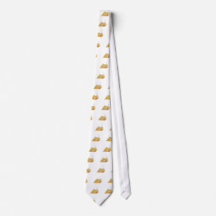 Happy Dog With Bone Tshirts and Gifts Tie