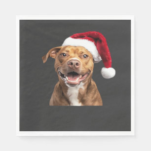 Happy Dogs at Christmas Funny Dogs Classic T-Shirt Napkin