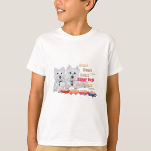 Happy Dogs With Bones T-Shirt