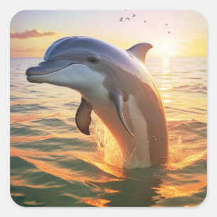Happy Dolphin Stickers