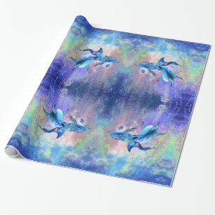 Happy Dolphin Wrapping Paper