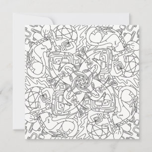 Happy Doodles: Around the World Colouring Flat Car