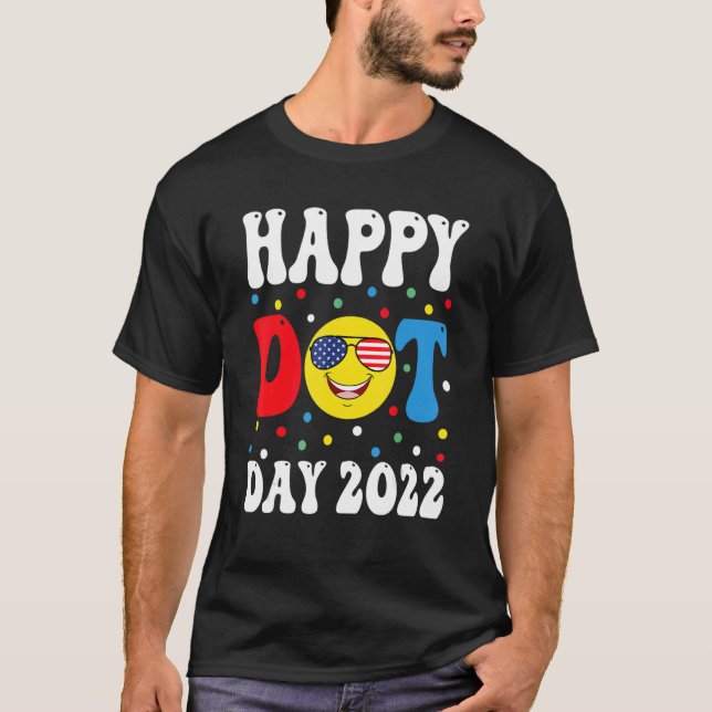 Happy Dot Day 2022 International dot day Kids Yout T-Shirt (Front)