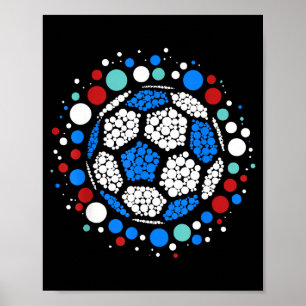 Happy Dot Day 2025 Polka Dot Soccer Ball Lover Boy Poster