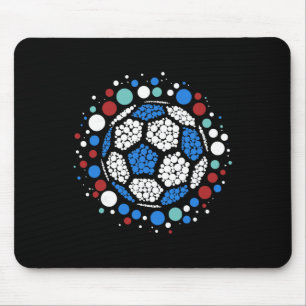 Happy Dot Day 2025 Polka Dot Soccer Ll Lover Boys Mouse Pad