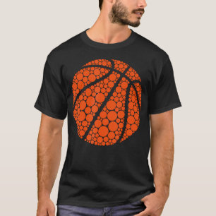 Happy Dot Day Basketball Polka Dot Art Student Boy T-Shirt
