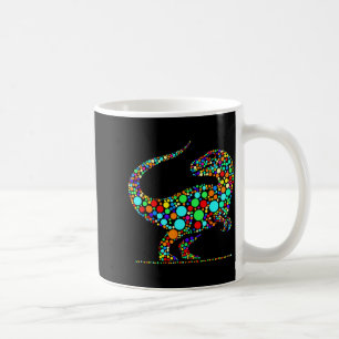 Happy Dot Day Colorful Polka Dot Dinosaur Boys Tod Coffee Mug