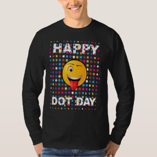 Happy Dot Day Colorful Rainbow Polka Dot Boys Girl T-Shirt