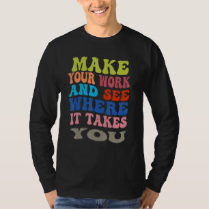 Happy Dot day, Colorful retro International dot da T-Shirt