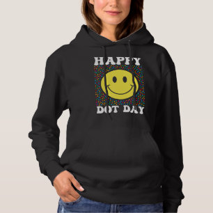 Happy Dot Day Colourful Rainbow Polka Dot Boys Gir Hoodie