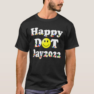 Happy Dot Day Colourful Rainbow Polka Dot Boys Gir T-Shirt