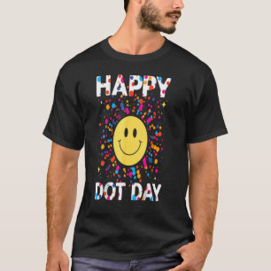 Happy Dot Day Colourful Rainbow Polka Dot T-Shirt