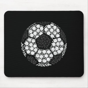 Happy Dot Day Soccer Colorful Polka Dots Boy Teen Mouse Pad