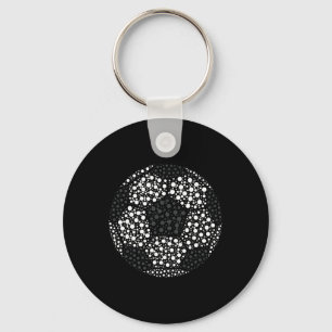 Happy Dot Day Soccer Lover September 15th Polka Do Key Ring