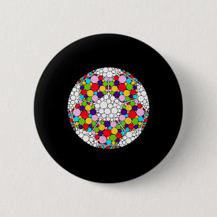 Happy Dot Day Soccer Polka Dot Art Student Girls B 6 Cm Round Badge