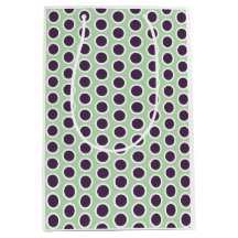 Happy Dots Gift Bag — Sage & Plum (Gender-Neutral)