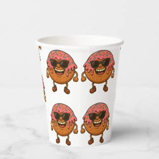 Happy Doughnuts Paper Cups