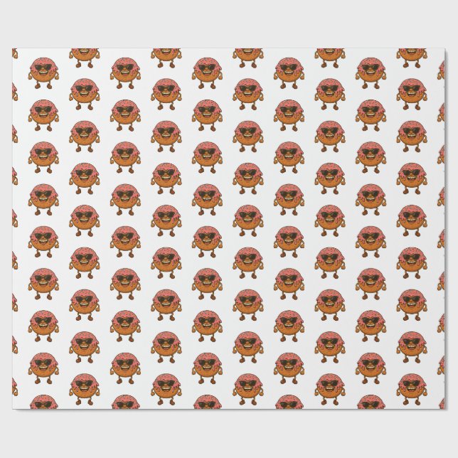 Happy Doughnuts Wrapping Paper (Flat)