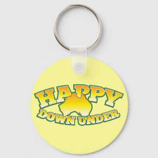 Happy Down under Key Ring