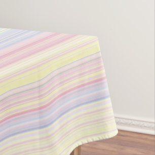 Happy Dream -Elegant Colourful stripe- Tablecloth