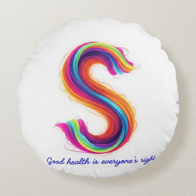 HAPPY DREAM ROUND CUSHION (Front)