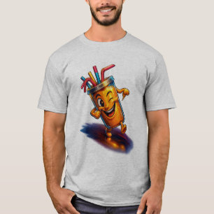Happy Drink Buddy – Dancing Neon Cup CartooT-Shirt T-Shirt