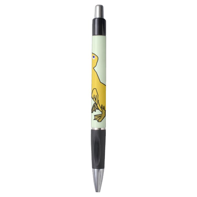Happy Duck and Butterfly Pen (Front Vertical)