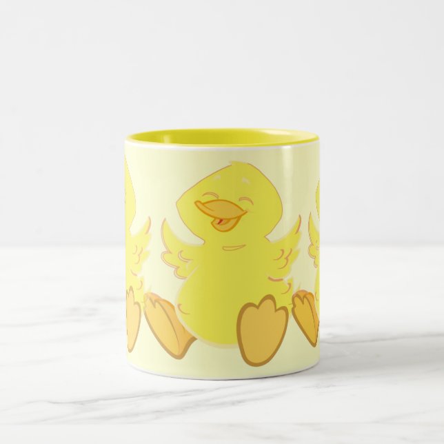 Happy Duck Triplets Coffee Mug (Center)