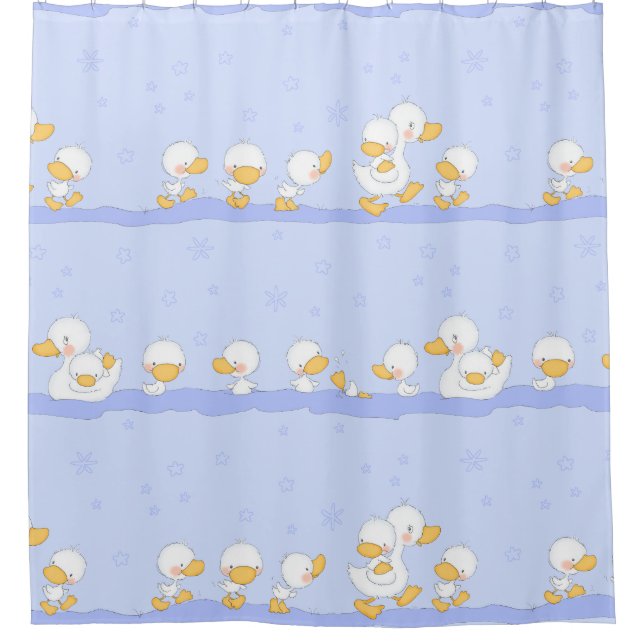 Happy Ducklings Shower Curtain (Front)