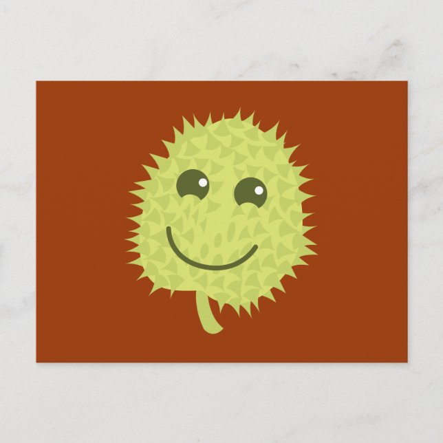 Happy Durian fruit Postcard (Front)