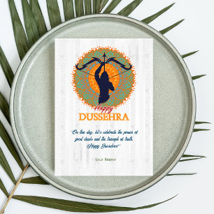 Happy Dussehra Vijayadashmi Card