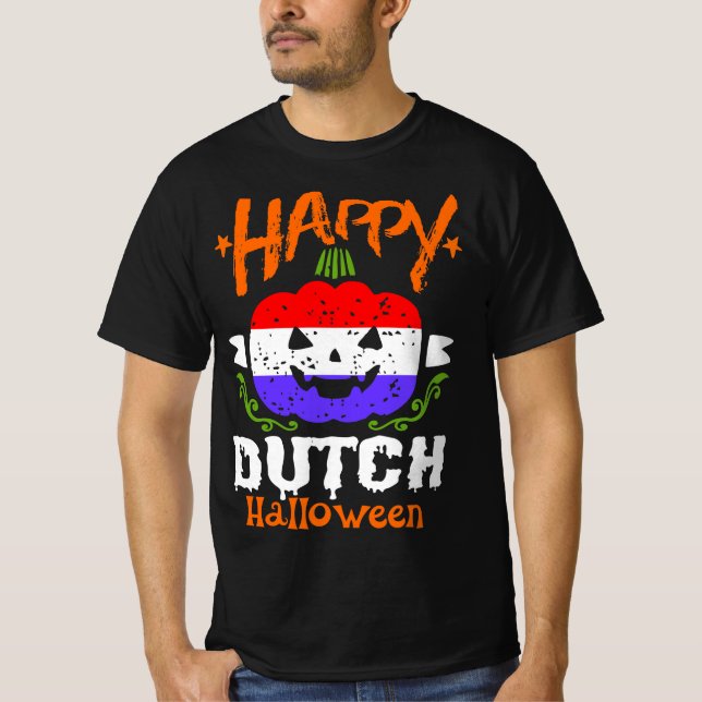Happy Dutch Halloween T-Shirt (Front)