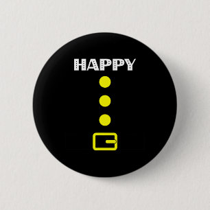 Happy Dwarf Costume - Halloween Gift Idea Cranberr 6 Cm Round Badge