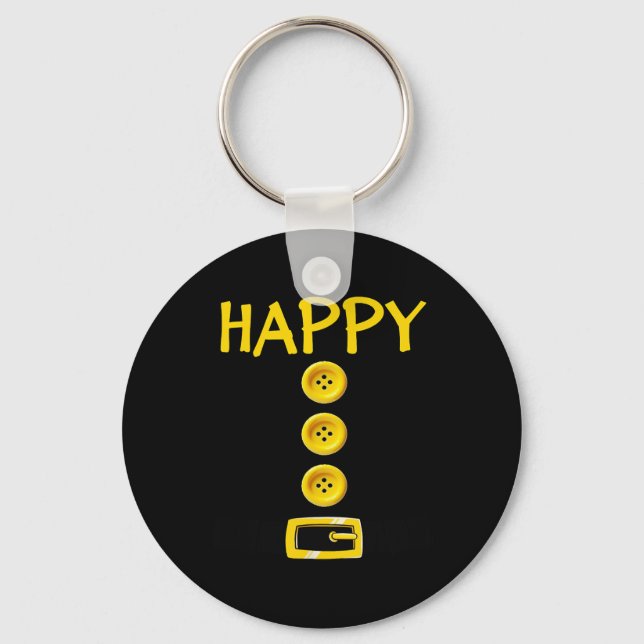 Happy Dwarf Halloween Costume Colour Matching Happ Key Ring (Front)