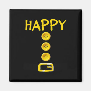 Happy Dwarf Halloween Costume Colour Matching Happ Magnet