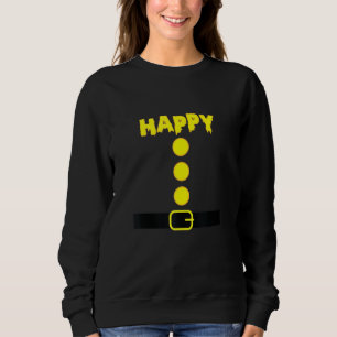 Happy Dwarf Halloween Family Happy Costume Colour Sweatshirt
