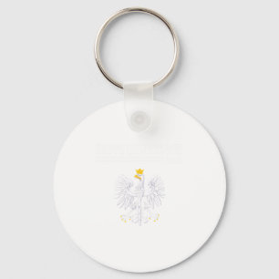 Happy Dyngus Day 2026 White Eagle Polish Holiday Key Ring