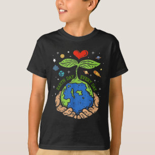 Happy Earth Day 2024 Save Our Planet Cute Earth Da T-Shirt