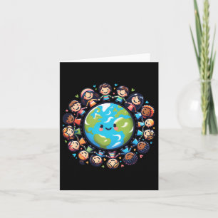 Happy Earth Day 2025 Cool Earth Day Children Kids  Card