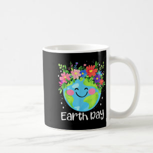 Happy Earth Day 2025 Cute Earth Day Kids Toddler B Coffee Mug
