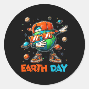 Happy Earth Day 2025 Funny Earth Day Kids Toddler Classic Round Sticker