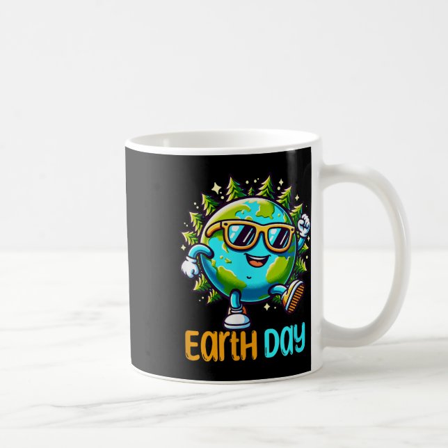 Happy Earth Day 2025 Funny Earth Day Kids Toddler  Coffee Mug (Right)