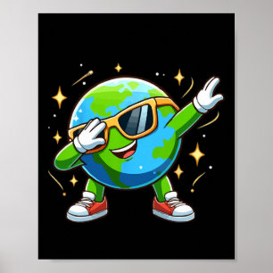 Happy Earth Day 2025 Funny Earth Day Kids Toddler  Poster