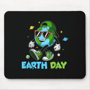 Happy Earth Day 2025 Funny Earth Day Toddler Kids Mouse Pad