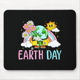Happy earth day 2026 cool earth day children kids mouse pad