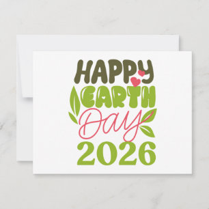 Happy Earth Day 2026 Holiday Card