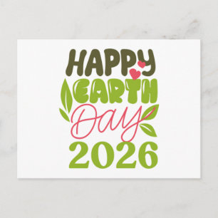 Happy Earth Day 2026 Holiday Postcard