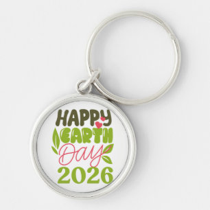 Happy Earth Day 2026 Key Ring